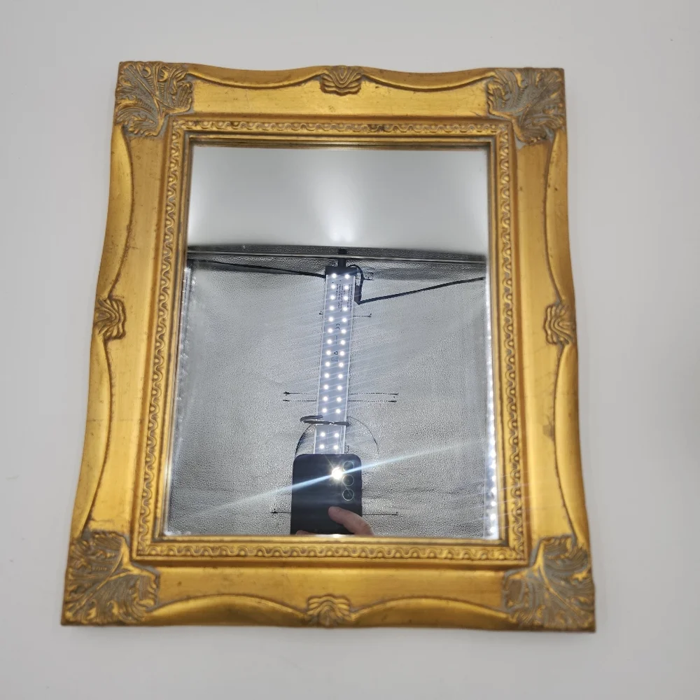 Vintage Wall Mirror Gold Gilt Baroque Hollywood Regency 13